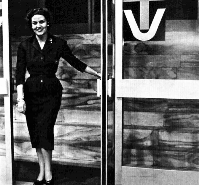 Elda Lanza, prima conduttrice della TV italiana.