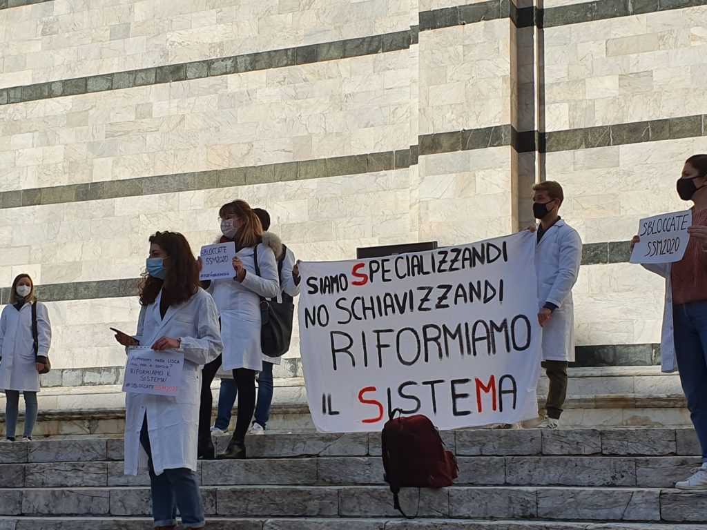 "Sbloccate SSM20" il grido di protesta dei giovani medici